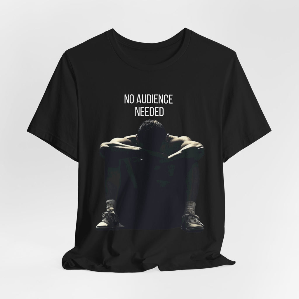 NO AUDIENCE //TEE
NO AUDIENCE Tee black unisex graphic streetwear t-shirt Rebuild Era