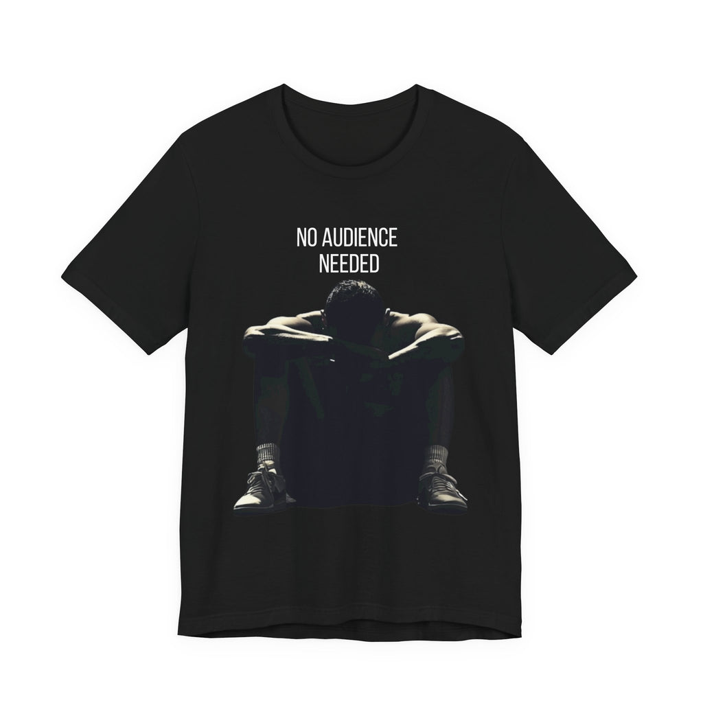 NO AUDIENCE //TEE
NO AUDIENCE Tee black unisex graphic streetwear t-shirt Rebuild Era