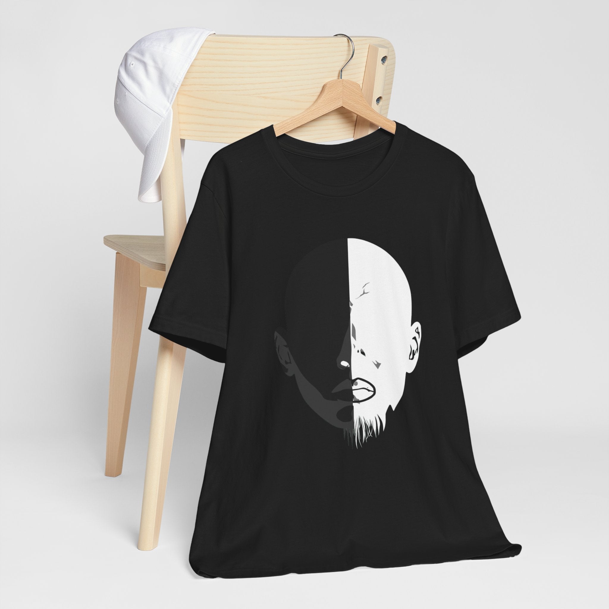 DIVIDED SELF //TEE
DIVIDED SELF Tee black unisex graphic streetwear t-shirt Rebuild Era