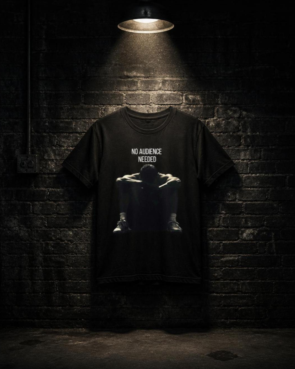 NO AUDIENCE //TEE
NO AUDIENCE Tee black unisex graphic streetwear t-shirt Rebuild Era