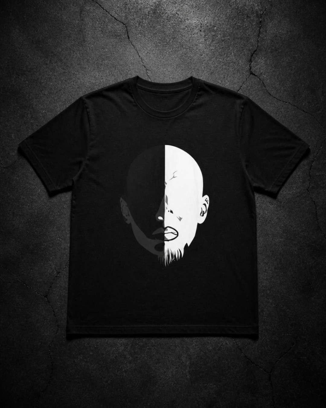 DIVIDED SELF //TEE
DIVIDED SELF Tee black unisex graphic streetwear t-shirt Rebuild Era