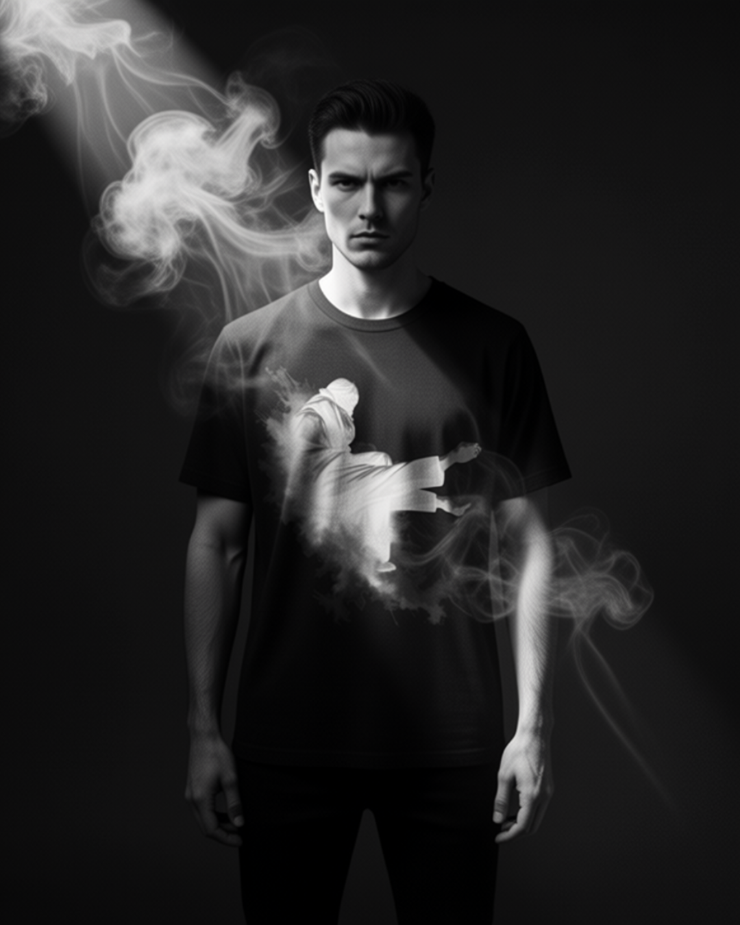 FALL IN SILENCE //TEE
FALL IN SILENCE Tee black unisex graphic streetwear t-shirt Rebuild Era