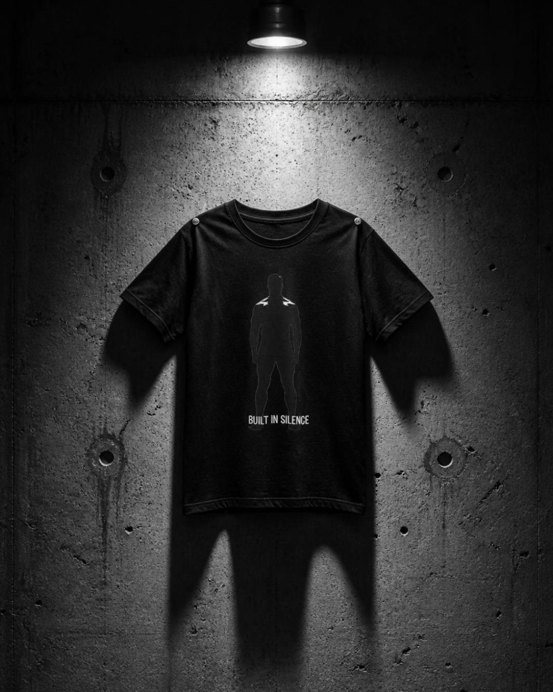 BUILT IN SILENCE //TEE
BUILT IN SILENCE Tee black unisex graphic streetwear t-shirt Rebuild Era
