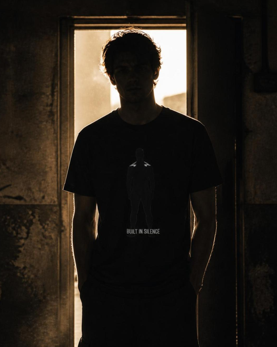 BUILT IN SILENCE //TEE
BUILT IN SILENCE Tee black unisex graphic streetwear t-shirt Rebuild Era