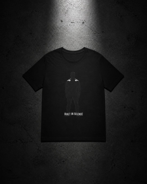 BUILT IN SILENCE //TEE
BUILT IN SILENCE Tee black unisex graphic streetwear t-shirt Rebuild Era