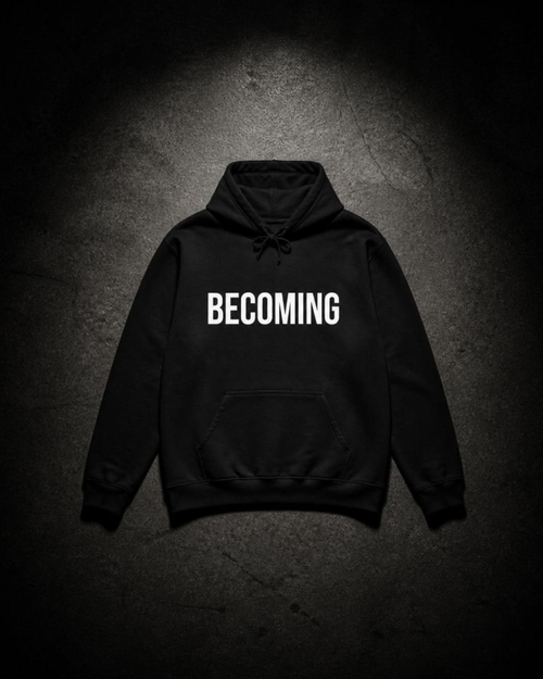 BECOMING //HOODIE
BECOMING Hoodie black unisex graphic streetwear hoodie Rebuild Era